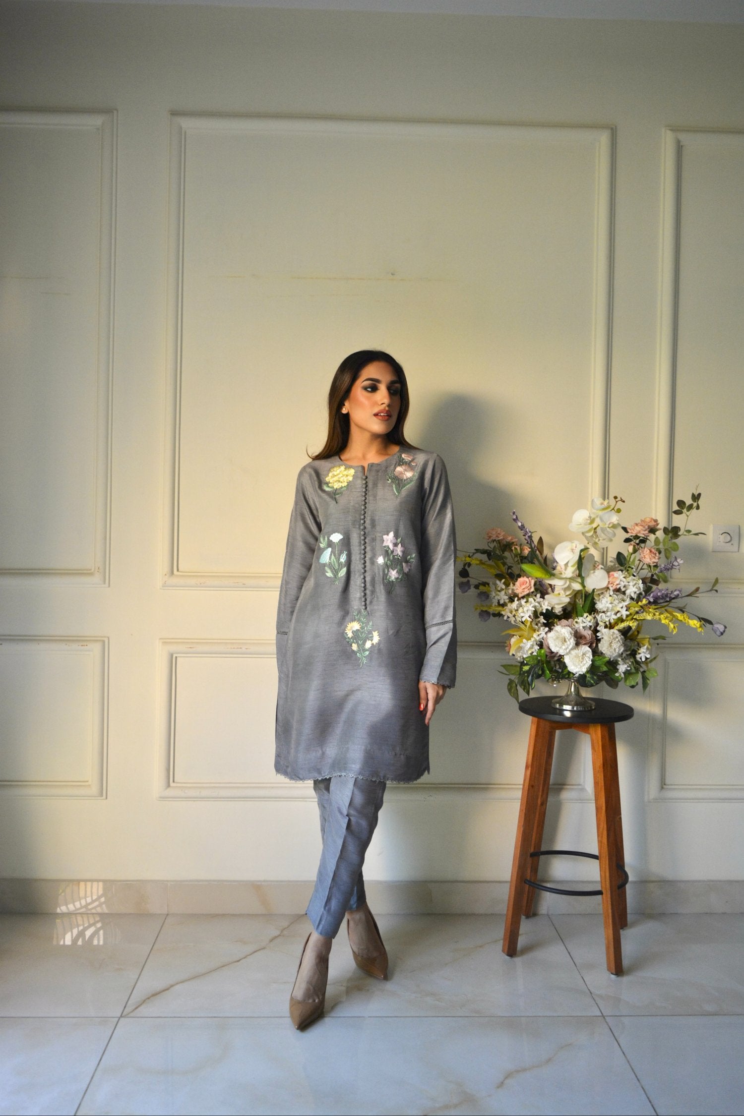 Grey Gardenia (made to order)