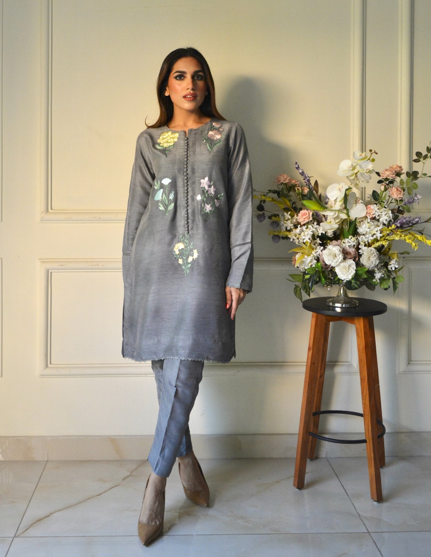Grey Gardenia (made to order)