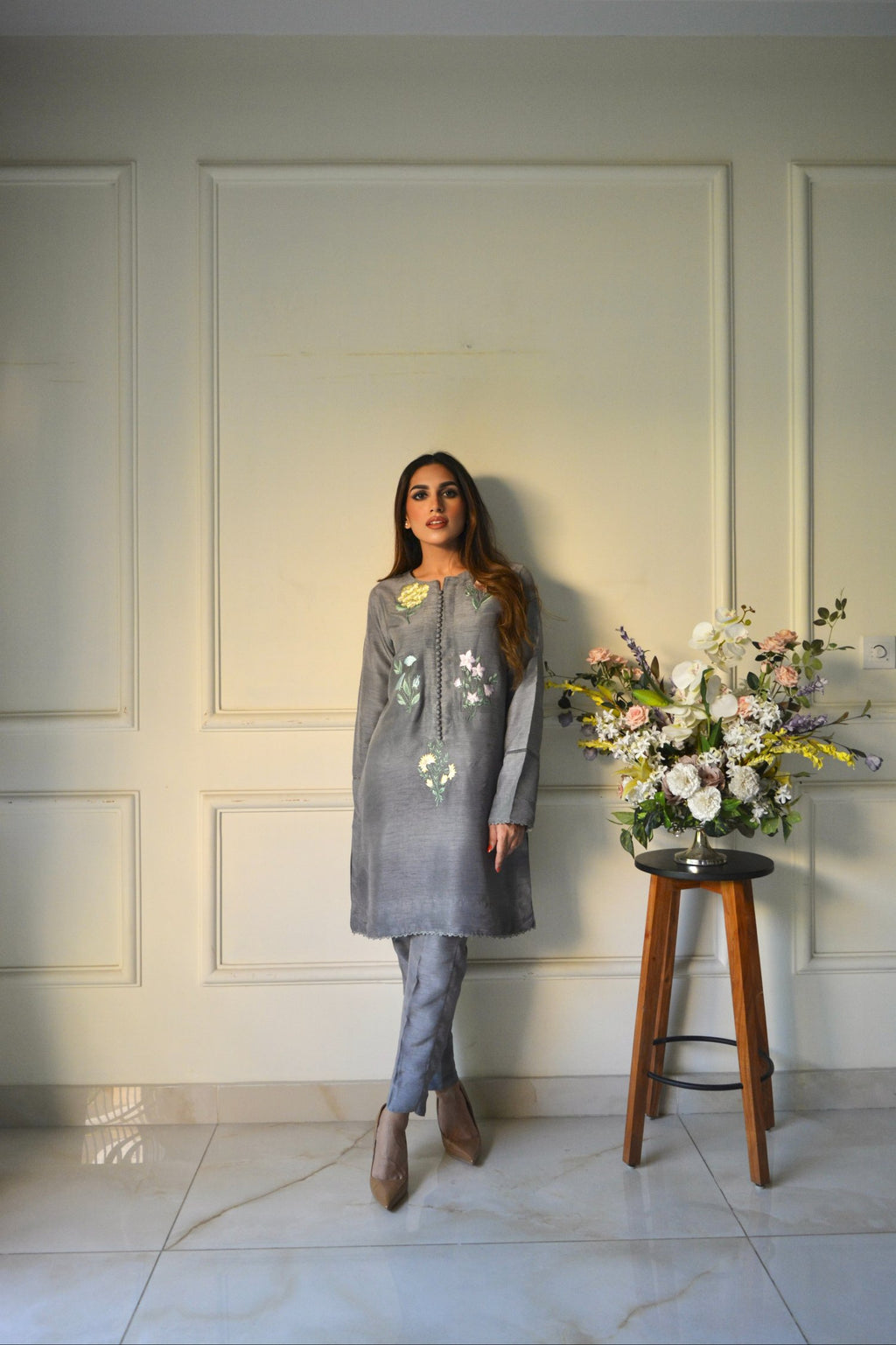 Grey Gardenia (made to order)