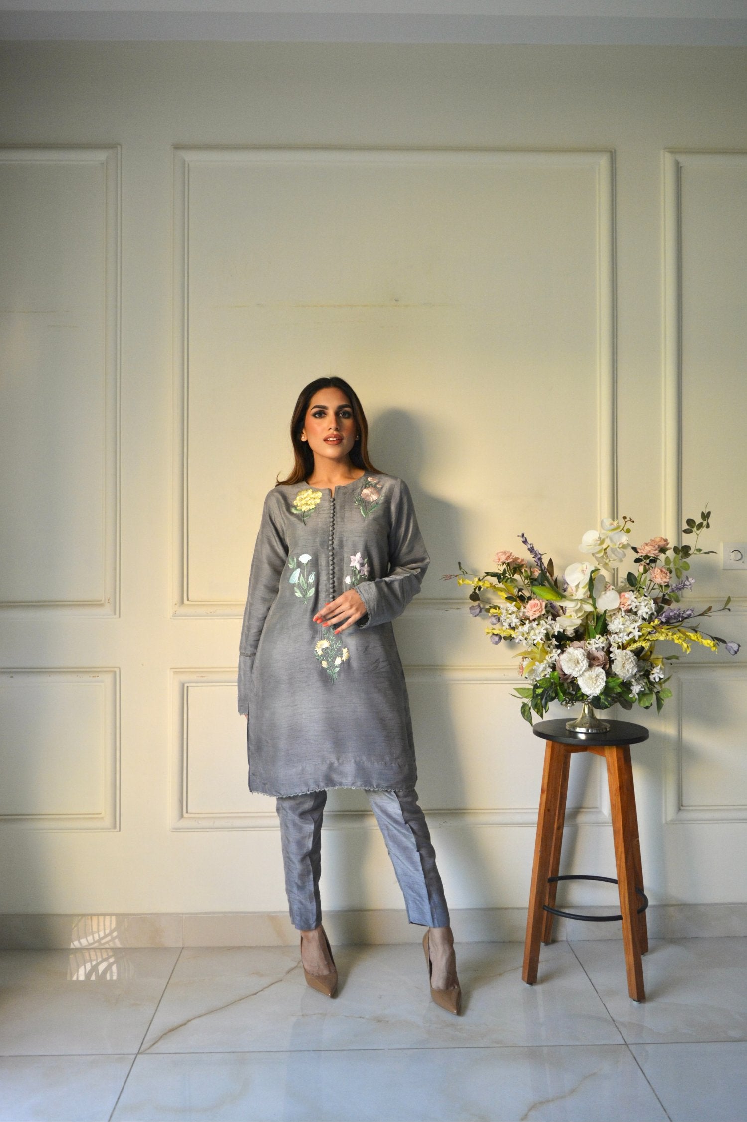 Grey Gardenia (made to order)