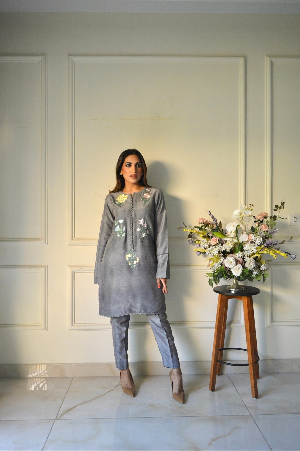 Grey Gardenia (made to order)
