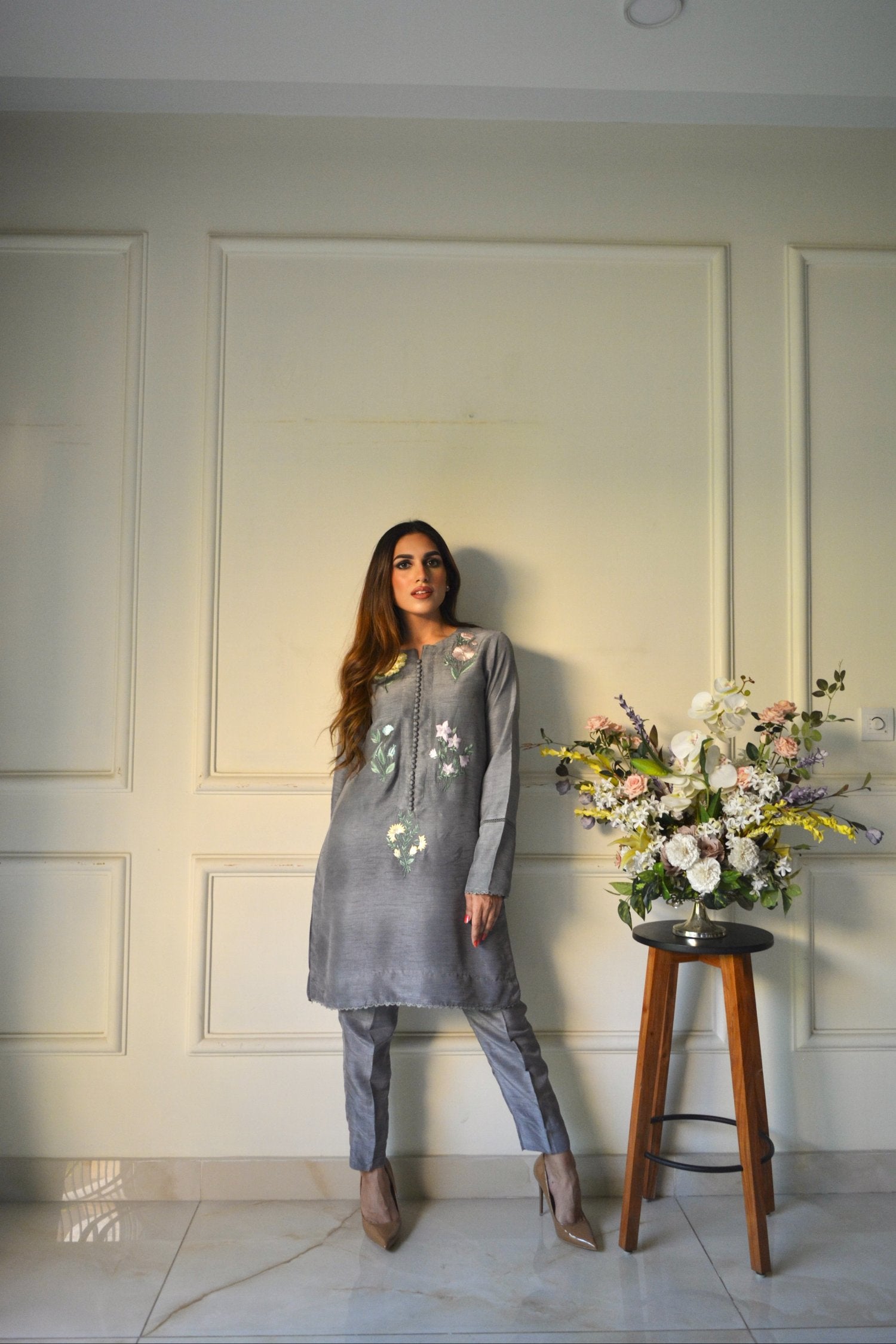 Grey Gardenia (made to order)